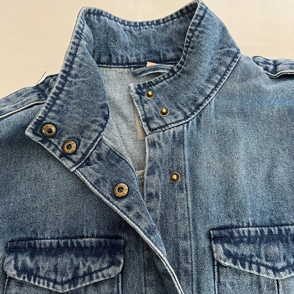 Vero Moda Denim Jacket, Size Large - Picture 3 of 6